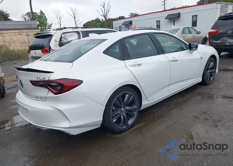 2023 Acura Tlx A-Spec Package z USA, uszkodzony, nr VIN 19UUB6F56PA001323